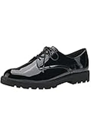 Tamaris Zapatos Veganos de Cordones de Caña Baja para Mujer, , 39 EU