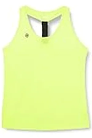 Izas Talaia Camiseta de Tirantes, Mujer, Amarillo (Yellow Fluor / Black), XXL