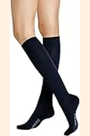 Hudson Relax Cotton Wärmend Medias hasta la Rodilla de Punto para Mujer, algodón, Armada 0337, 39-42