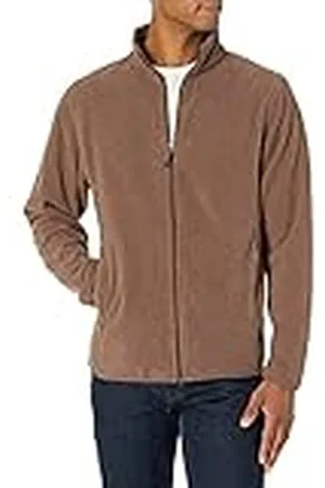 Amazon Chaqueta de felpa con Cremallera Completa (Disponible en Tallas Grandes y Largos Especiales) Hombre, , XS