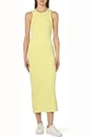 Tommy Hilfiger Mujer Vestido Midi Dress Slim Fit, , XXL