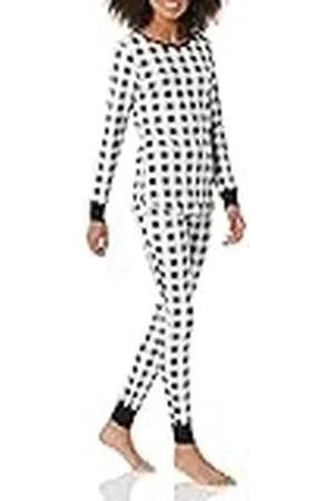 Amazon Conjunto de Pijama de Algodón Abrigado (Disponible en Tallas Grandes) Mujer, , XS