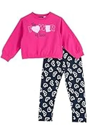 chicco Completo due pezzi: felpa e leggings, Niñas, Fuxia, 12M, Diseñado en Italia