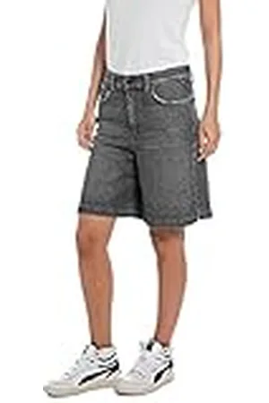 Replay Wa496b Pantalones Cortos de Jean, , 29W para Mujer