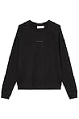 Marc O’ Polo Marc OߴPolo Denim Mujer Sudadera de algodón orgánico Relaxed fit, Negro (Black), XL