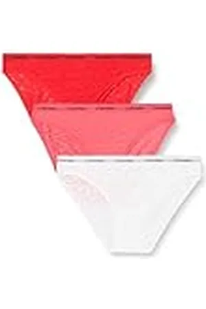 Calvin Klein Mujer Pack de 3 Braguitas Tipo Bikini de Tejido Elástico, , 3XL