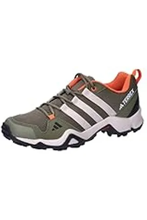 adidas Terrex AX2R Hiking Shoes, Zapatos de Senderismo, Amber Tint/Putty Mauve/Impact Orange, 30.5 EU