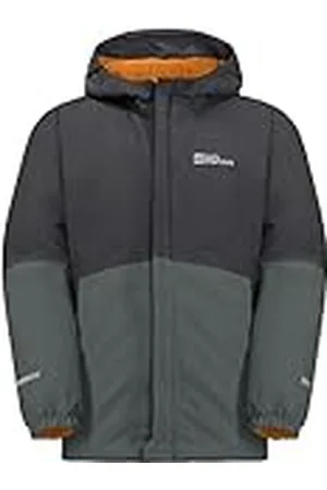 Jack Wolfskin Blocky Jacket K Chaqueta, Color Verde, 92 Unisex niños