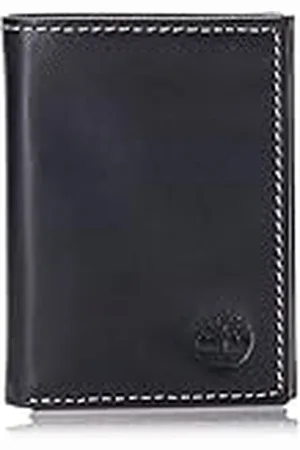 Timberland Mens Leather Trifold Wallet With ID Window