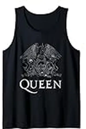 Queen Logotipo oficial de Classic Crest Blanco Camiseta sin Mangas