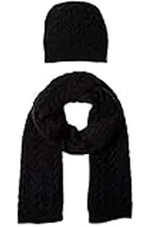 Amazon Conjunto de Bufanda y Gorro de Punto Mujer, , Talla única