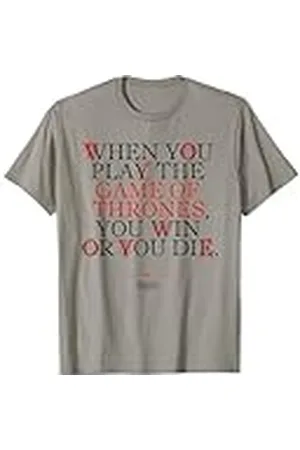 Game of Thrones When You Play Camiseta