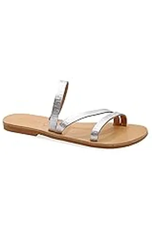 Emmanuela Handcrafted For You Emmanuela - Sandalias planas de cuero griegas antiguas hechas a mano con Meanders, zapatos de verano con tiras para mujer, deslizadores de punta abierta, estilo boho chic, , 41 EU