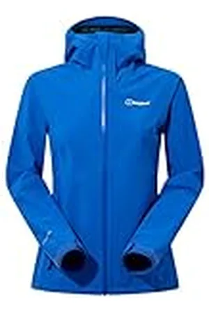 Berghaus Chaqueta con Revestimiento Impermeable y ventilación Mehan Mujer, Azul « » XS
