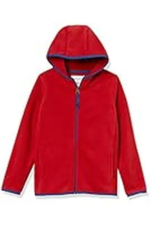 Amazon Chaqueta de Forro Polar con Capucha y Cremallera Completa Niño, , 9 años