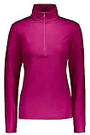 CMP Camiseta de Forro Polar para Mujer, Color Rosa (Strawberry), Talla 50