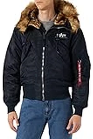 Alpha Industries 45P Hooded Custom Chaqueta con Capucha, , M para Hombre