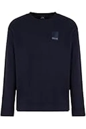 Armani Exchange Jersey Milan Edition Crewneck Suéter, , XS para Hombre