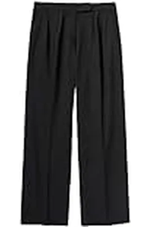 Benetton Pantalone 4962df03y, Pantalones Mujer, Negro (Grigio Scuro 700), 38