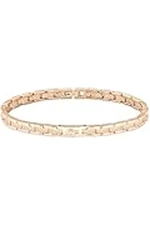 Lacoste Pulsera de Eslabones para Mujer Colección METROPOLE en Oro Rosa con Petit Piqué Grabado - 2040467