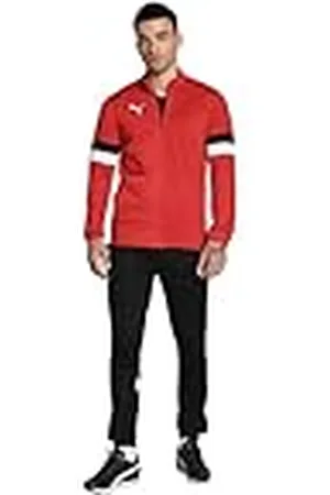 PUMA Chándal Teamrise Rojo Negro, M para Hombre