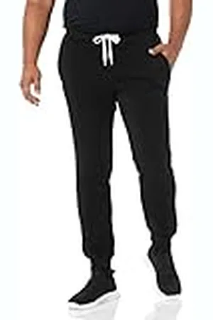 Southpole Active Basic Jogger-Pantalones de Forro Polar, Color Negro, 4XL Grande Alto para Hombre