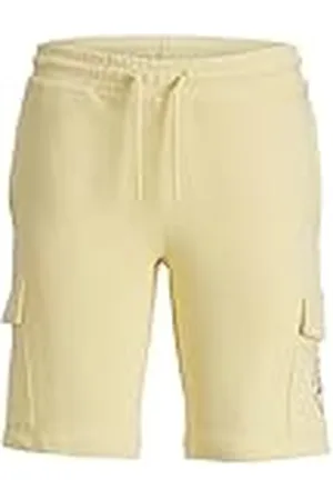 JACK&JONES JUNIOR Jpstswift Aut Jnr-Pantalones Cortos Cargo chándal, Vainilla Francesa, 164 para Niños