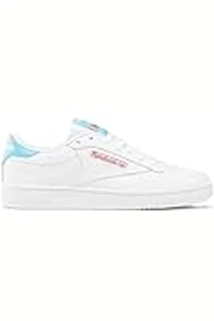 Reebok CLUB C 85, Zapatillas de Deporte, Hombre, FTWWHT/KINBLU/DYNRED, 38.5 EU