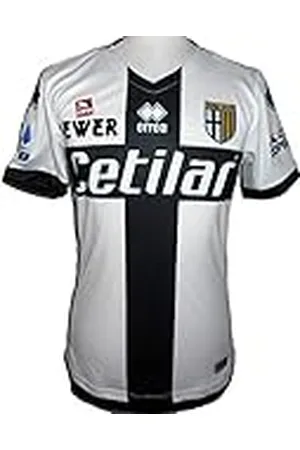 Errea MC Parma Fútbol 1 MG Shop 19/20 - Camiseta Deportiva para Hombre, Hombre, Smod6C0031990Prf, Blanco/Negro, S