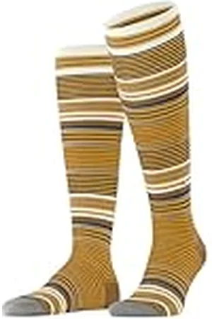 Burlington Stripe M Kh lana estampados 1 par, Calcetines largos Hombre, , 40-46