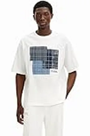 Desigual Camiseta de Manga Corta de Punto para Hombre, , XL