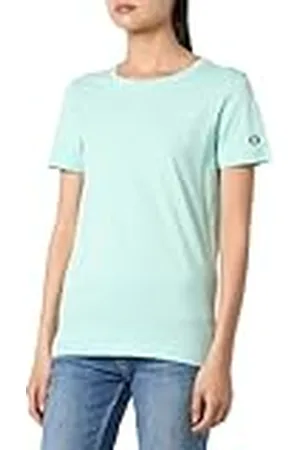 Champion Legacy Icons W-Small Script Logo S/S Cuello Redondo Camiseta, , XL para Mujer