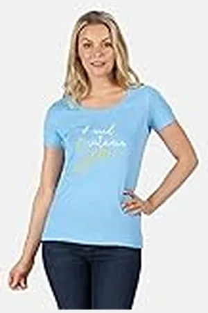 Regatta Filandra IV - Camiseta De Manga Corta con Estampado Gráfico De Algodón Coolweave T-Shirts/Polos/Vests, Mujer, , 18