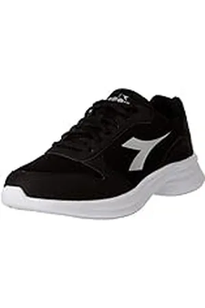 Diadora Robin 4w, Zapatillas de Gimnasio Mujer, Negro Black Silver White, 38 EU