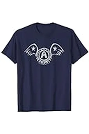 Aerosmith Vintage Blanco Con Logo Con Alado Estampado Camiseta