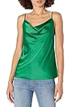 THE DROP Christy Cowl Cuello Cami Sedoso Elástico Parte Superior para Mujer, , XS