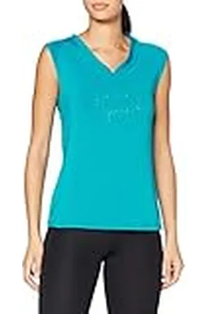 energetics Galia 2 Tank-Shirt Camiseta de Tirantes para Mujer, Color Turquesa Oscuro, 42