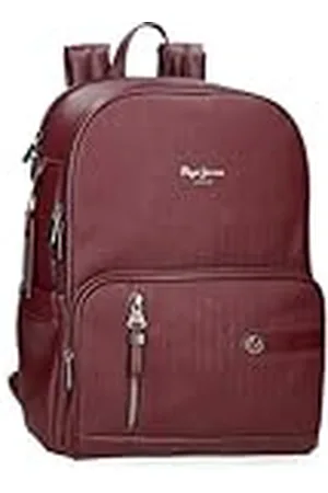 Pepe Jeans Sprig Mochila para Portátil 15,6" Rojo 29x40x11 cms Piel sintética 12,76L by Joumma Bags