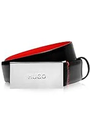 HUGO BOSS MEN Baldwin-n, Cinturón Hombre, Negro (Black 001), 85