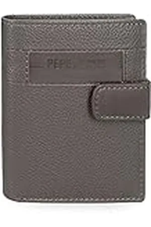 Pepe Jeans Checkbox Cartera Vertical con Cierre de Clic 8,5x10,5x1 cms Piel