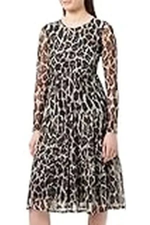 VILA Vivolettis L/S Midi Dress/LC Vestido, , L para Mujer