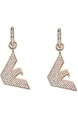 Emporio Armani Pendientes Para Mujer Fashion, Tamaño: 13X25mm Pendientes De Acero Inoxidable Rose Gold, EGS2954221