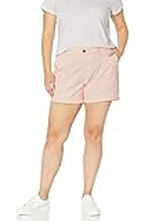Amazon Pantalones Chinos Cortos Elastizados con Entrepierna de 12 cm, con Bolsillos (Disponible en Tallas Grandes) Mujer, , 58 Grande