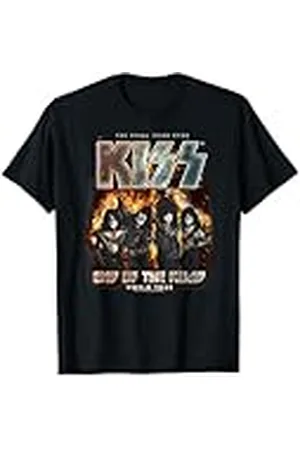 Kiss Impresión de la icónica banda de rock heavy metal Camiseta