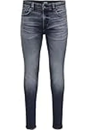 Only & Sons Onswarp Skinny Jax Dbd 8795 Dcc Dnm Vd Jeans, , 32W x 32L para Hombre