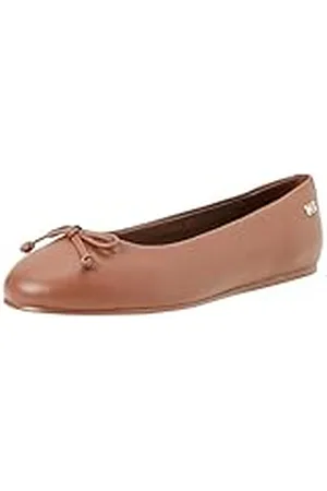 Tommy Hilfiger ESSENTIAL CHIC BALLERINA FW0FW08059, Bailarinas Mujer, Marrón (Brown Suede), 39 EU