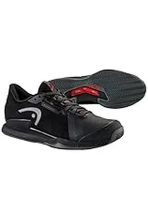 Head Sprint Pro 3.5 Clay Men, Zapatos de Tenis Hombres, Black/Red, 46