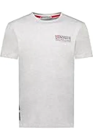 Geographical Norway Joffroy Men Camisetas, Gris Clair, M para Hombre
