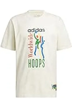 adidas Hombre Worldwide Hoops All Over Print Graphic tee, , XL