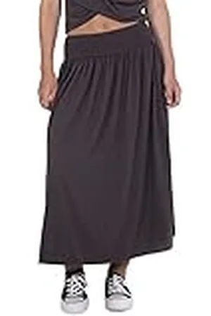 Hurley W Smocked Waist Midi Skirt